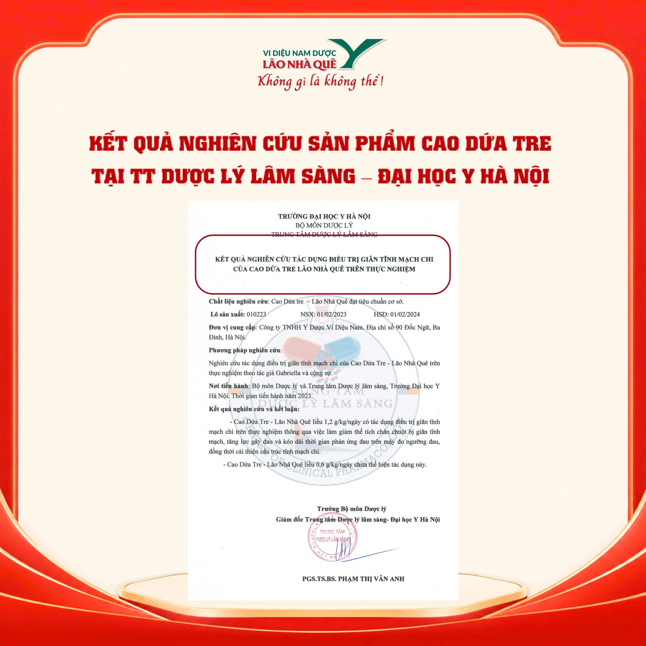 Mô hình giãn tĩnh mạch chi
